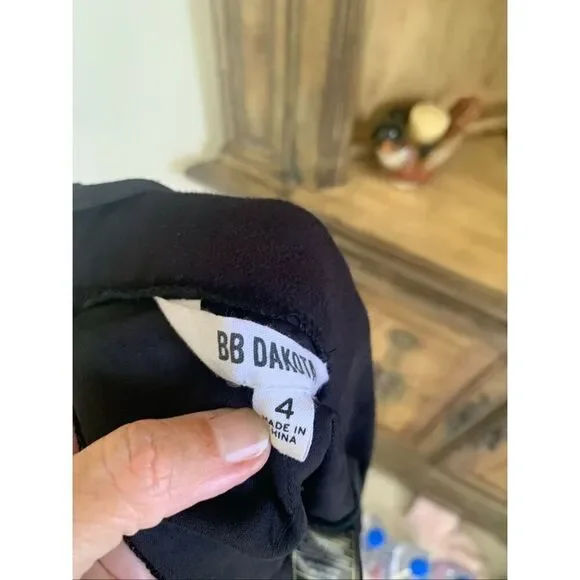 BB Dakota Fringe Skirt Black - Picture 5 of 12